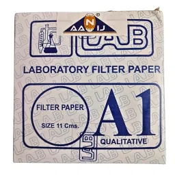 AANIJ Grade A1 Qualitative Filter Paper Sheets 110 mm, pack of 100 sheets-45