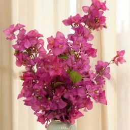 Pure Home and Living Purple Plastic Flower Stem-image-16