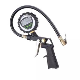 Rotake 6.35 mm (1/4 inch) Digital Tyre Inflator Gauge, Range: 0-18 bar, TG-20-45