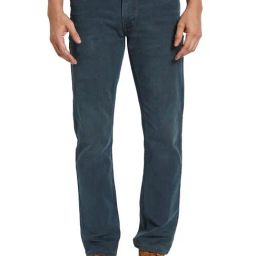 Octave Navy Blue Straight Fit Mid Rise Solid Stretchable Jeans-image-81