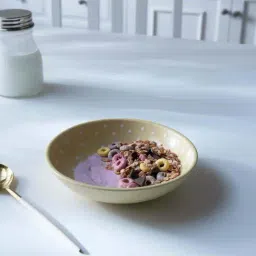 ellementry Lemon Ceramic Cereal Bowl (400 ml) - Set of 1-23