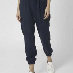 Vero Moda Navy Mid Rise Joggers-picture-19