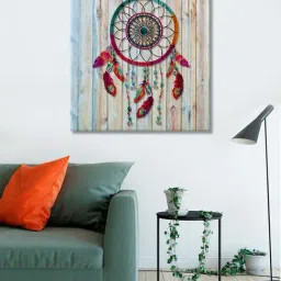 999store Multicolor Flowers Wall Painting-35