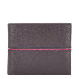 Tommy Hilfiger Plano Brown Casual Leather Bi-Fold Wallet for Men-image-12
