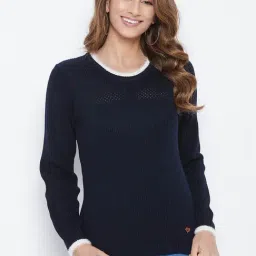 Duke Navy Self Design Sweater-picture-21