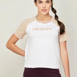 KAPPA White Regular Fit Sport T-Shirt-image-23