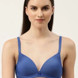 Leading Lady Blue Full Coverage T-Shirt Bra-picture-38