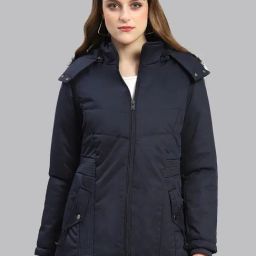 Monte Carlo Navy Regular Fit Puffer Jacket-image-64