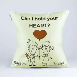 FNP Can I Hold Your Heart Printed Cushion image 2