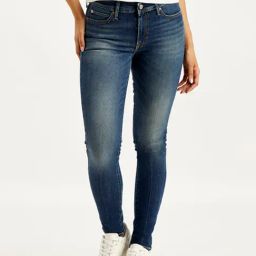 Levi's 711 Imperial Blue Skinny Fit Mid Rise Jeans-image-29