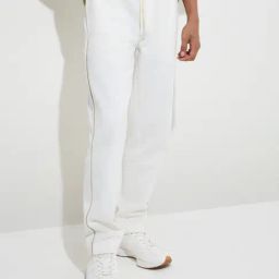 Studiofit by Westside White Relaxed-Fit Cotton-Blend Track Pants-24