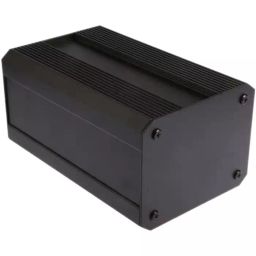 RS PRO Black Extruded Aluminium Heat Sink Case, IP40, Black Lid, 200 x 100 x 130 mm Model No 1881270-picture-16
