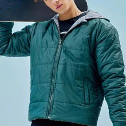 Bewakoof Men Green Nylon Relaxed Fit Casual Jacket-image-4