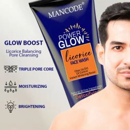 Mancode Power Glow with Licorice Face Wash for Men - 100 ml image 4