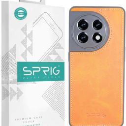 Sprig Matte Leather Back Cover for OnePlus 11R 5G (Brown)-picture-26