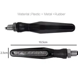 Cartronics Sleek Pencil Type Yellow LED Indicator for tvs Apache(Pack of 4 Pcs) image 2