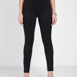 Annabelle By Pantaloons Black Skinny Fit Leggings-picture-24