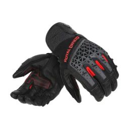 Royal Enfield Grey Textured Sahara Air Riding Gloves - XL-image-15