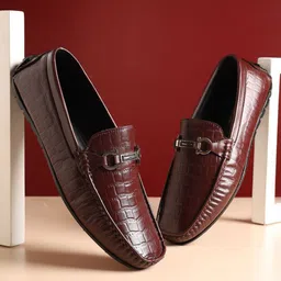 Hayes London Men Slip-On Leather Formal Loafers-picture-17