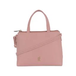 Baggit Pink Solid Large Handbag-image-54