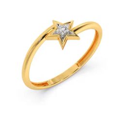 Candere by Kalyan Jewellers BIS Hallmark 18k Yellow Gold Ring-image-41