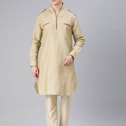 Manthan Men Solid Kurta-image-80