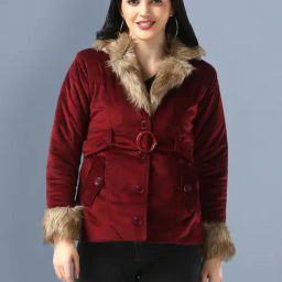BUYNEWTREND Maroon Regular Fit Jacket-image-71
