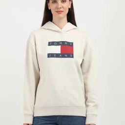 TOMMY HILFIGER Off White Graphic Print Hoodie-image-39