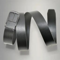 Woodland Black Leather Casual Belt for Men-picture-49
