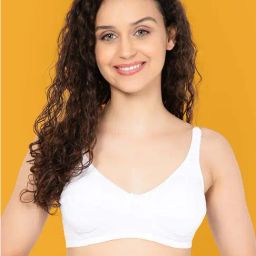 Clovia White Non-Padded Full Coverage Bra-image-21