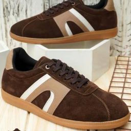 Hoversoul Women's Veltra Cocoa Peat Leather Sneakers-image-94