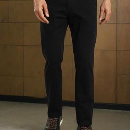 Indian Terrain Men Brooklyn Slim Fit Chinos Trousers-image-39