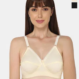 NAIDU HALL Pack of 2 Full Coverage Non Padded Cotton Everyday Bras With All Day Comfort-55