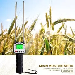 amiciSense Grain Moisture Meter Handheld Humidity Tester for Wheat, Rice, Corn image 4