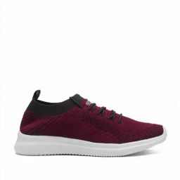 Asian Men's Maroon Running Shoes-picture-10