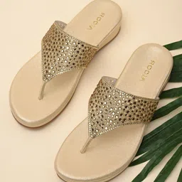 Rocia Women Ethnic Open Toe Flats-picture-19