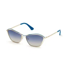 Guess GUS76395932WSG Blue Rectangular Sunglasses image 1