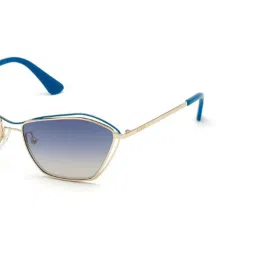 Guess GUS76395932WSG Blue Rectangular Sunglasses image 4