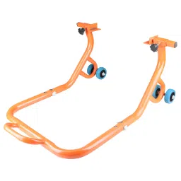 AllExtreme EXMRO1 Universal Paddock Stand,Swingarm Rest,Roller Tyre Compatible with All Sports Bikes-image-6