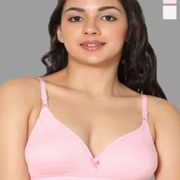 Eden Women Pack of 2 Medium Coverage Non-Wired and Non Padded T-shirt Bra-picture-12