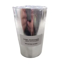 DTM MX10 Thermal Transfer Ribbon Wax Resin 80 mm x 300 m Silver for Thermal Label Printer, TTRWR80-16