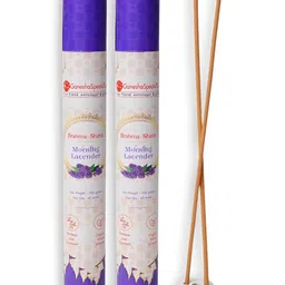 GaneshaSpeaks 80-Pcs Brown Lavender Incense Sticks-image-83