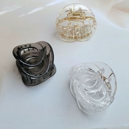 DIVASTRI Women Set of 3 Assorted Transparent & Tinted Oval Claw Clip-picture-49