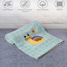 Mi Arcus Grow Kind Picme Sherpa Blanket- Aqua Blue-image-17