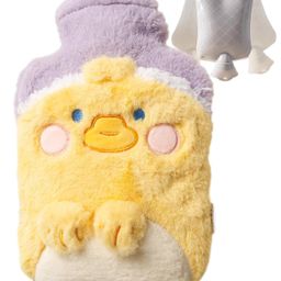Sanjary Hot Water Bag With Cute  Design Soft Cover For Pain Relief 1000 ml (Color May Vary)-image-64