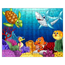 Fiddlys Wood Jigsaw Puzzles Sea World Multicolour - 54 Pieces-image-83