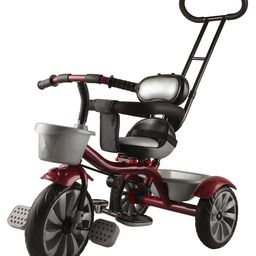 JoyRide Flyer Tricycle For Kids Tricycle with Comfortable Cushion & Brakes in Wheel - Rotating Seat - Boys & Girls Age Group 2 to 5 Years Tricycle - Maroon-15