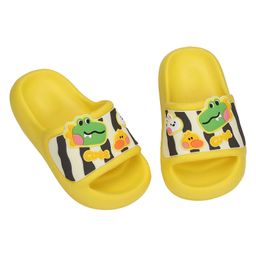 KIDLINGSS Dinosaur Applique Detailed Flip Flops - Yellow-picture-13
