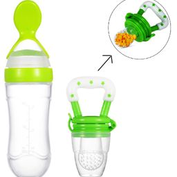 Sparkle Joy Fruit And Food Nibbler & Feeder Pack Of 2- Green-13