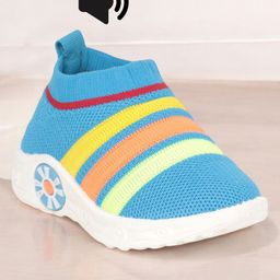 Lil Lollipop Slip On Musical Shoes - Blue-image-98